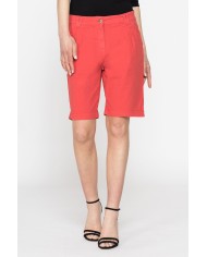 BERMUDA MOD.T759B IN POPELINE STRETCH. Vita regolare e gamba morbida.SPINTECH ELASTIC COTONE SULLA PELLE