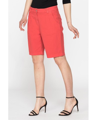 BERMUDA MOD.T759B IN POPELINE STRETCH. Vita regolare e gamba morbida.SPINTECH ELASTIC COTONE SULLA PELLE