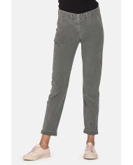PANTALONE IN FUSTAGNO STRETCH 11,5 oz. Vita regolare e gamba regolare.