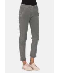 PANTALONE IN FUSTAGNO STRETCH 11,5 oz. Vita regolare e gamba regolare.