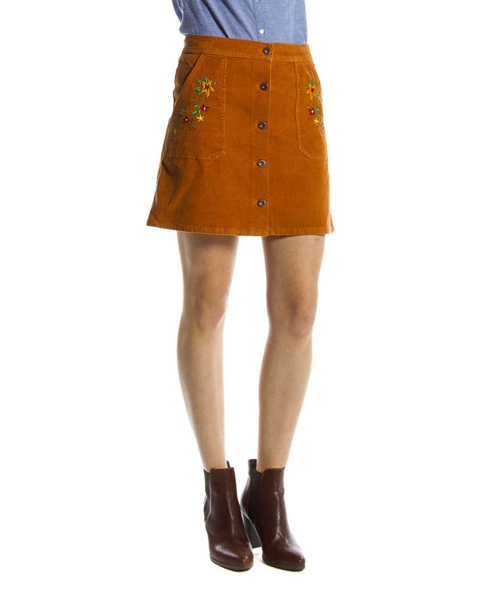 GONNA IN VELLUTO STRETCH