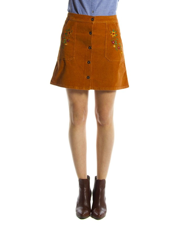 GONNA IN VELLUTO STRETCH