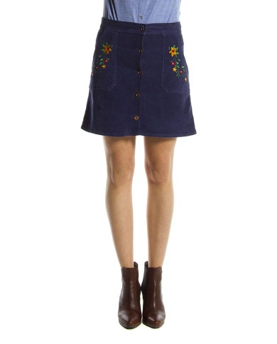 GONNA IN VELLUTO STRETCH