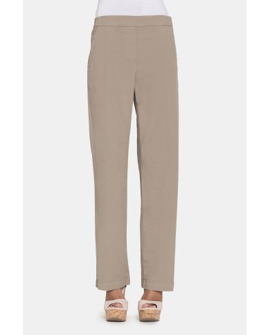 PANTALONE IN POPELINE STRETCH