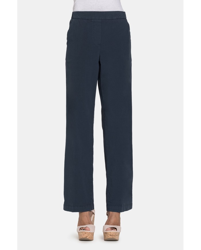 PANTALONE IN POPELINE STRETCH