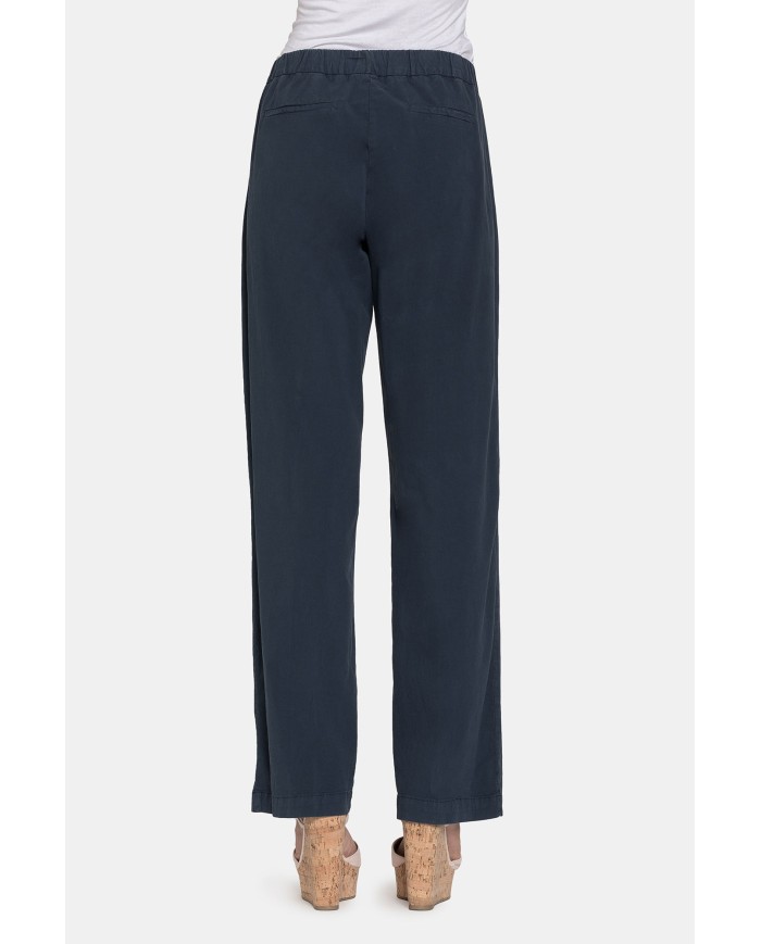 PANTALONE IN POPELINE STRETCH