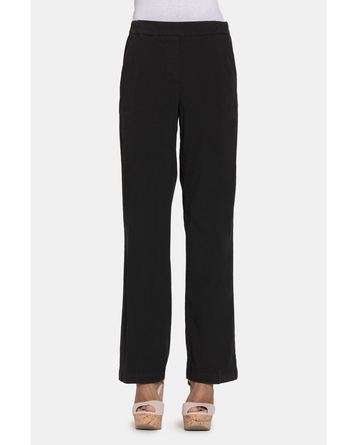 PANTALONE IN POPELINE STRETCH