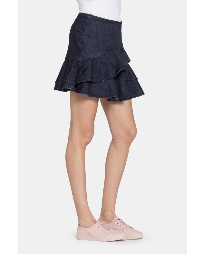 MINIGONNA IN JEANS STRETCH