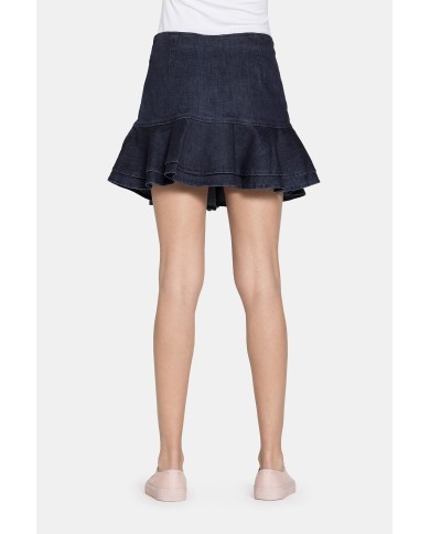 MINIGONNA IN JEANS STRETCH