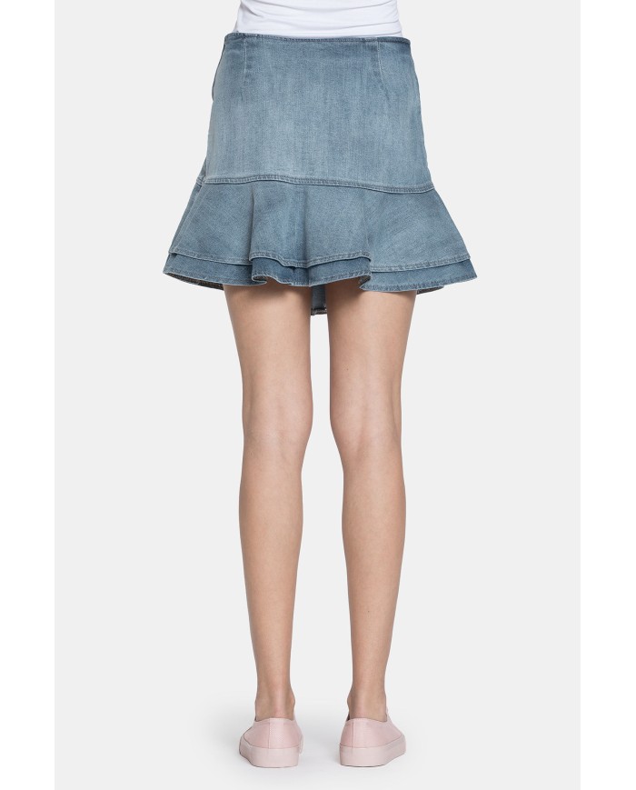 MINIGONNA IN JEANS STRETCH