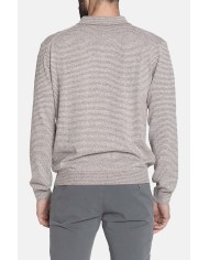 POLO IN MAGLIA RIGATA  IN MISTO COTONE