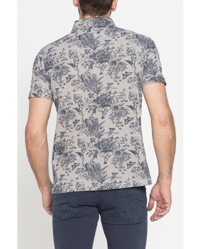 POLO PIQUET IN FANTASIA STAMPATA