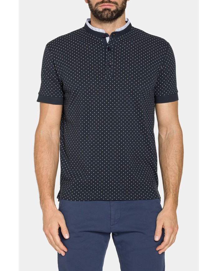 POLO PIQUET IN FANTASIA STAMPATA