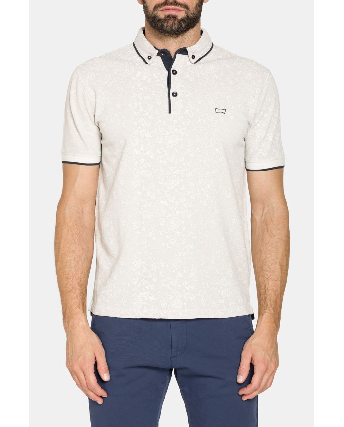 POLO PIQUET IN FANTASIA STAMPATA