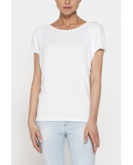 T-SHIRT MORBIDA IN VISCOSA CON FASCIA