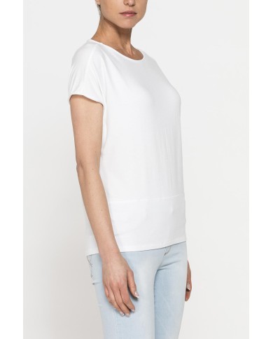 T-SHIRT MORBIDA IN VISCOSA CON FASCIA
