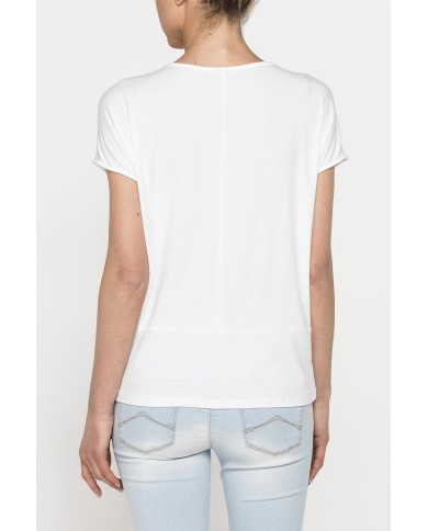 T-SHIRT MORBIDA IN VISCOSA CON FASCIA