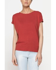 T-SHIRT MORBIDA IN VISCOSA CON FASCIA