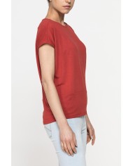 T-SHIRT MORBIDA IN VISCOSA CON FASCIA