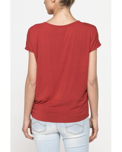 T-SHIRT MORBIDA IN VISCOSA CON FASCIA