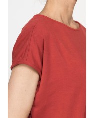 T-SHIRT MORBIDA IN VISCOSA CON FASCIA