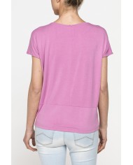 T-SHIRT MORBIDA IN VISCOSA CON FASCIA