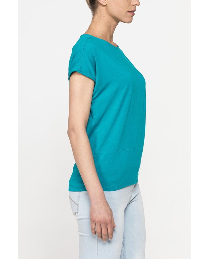 T-SHIRT MORBIDA IN VISCOSA CON FASCIA