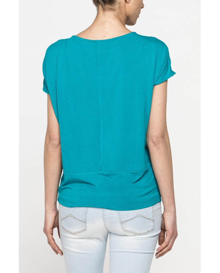 T-SHIRT MORBIDA IN VISCOSA CON FASCIA