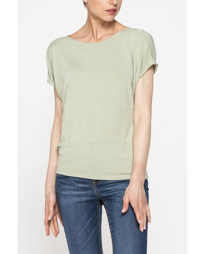 T-SHIRT MORBIDA IN VISCOSA CON FASCIA