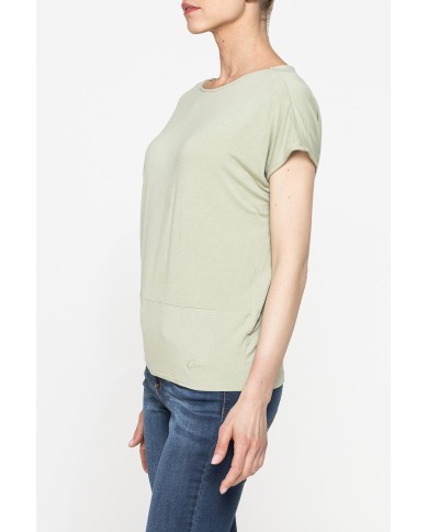 T-SHIRT MORBIDA IN VISCOSA CON FASCIA