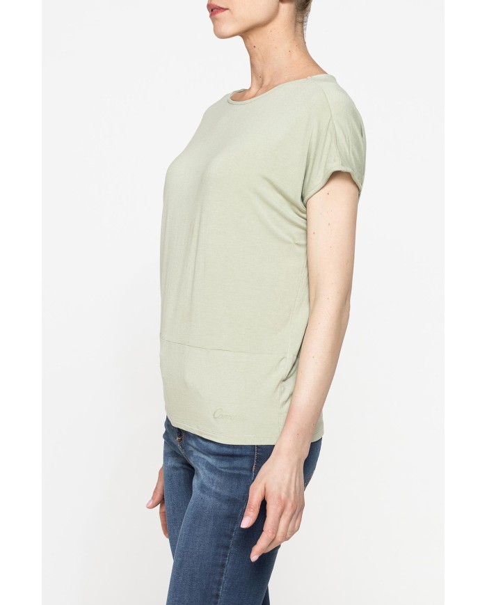 T-SHIRT MORBIDA IN VISCOSA CON FASCIA