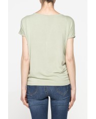 T-SHIRT MORBIDA IN VISCOSA CON FASCIA