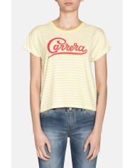 T-SHIRT GIROCOLLO IN JERSEY VISCOSA. Vestibilità regolare.