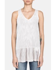 CANOTTA SCOLLO V IN JERSEY 100% COTONE. Vestibilità slim.