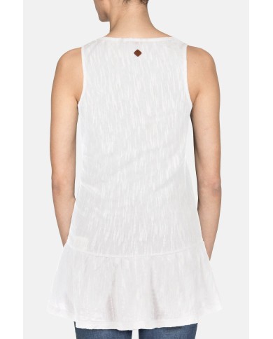 CANOTTA SCOLLO V IN JERSEY 100% COTONE. Vestibilità slim.