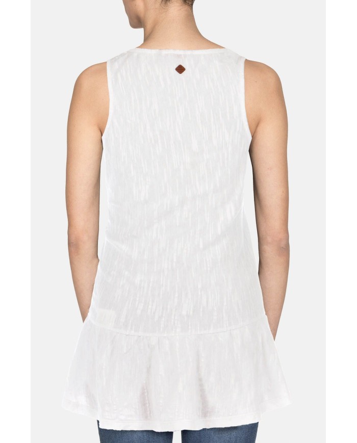 CANOTTA SCOLLO V IN JERSEY 100% COTONE. Vestibilità slim.