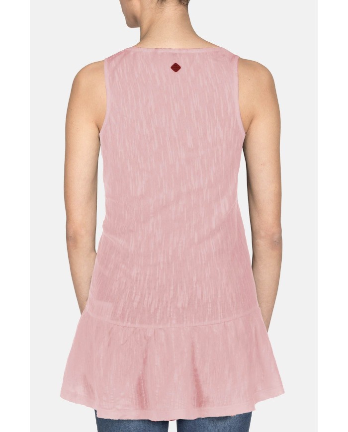 CANOTTA SCOLLO V IN JERSEY 100% COTONE. Vestibilità slim.