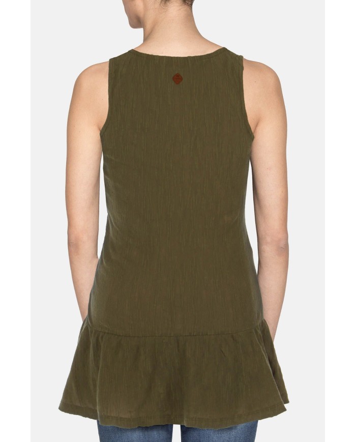 CANOTTA SCOLLO V IN JERSEY 100% COTONE. Vestibilità slim.