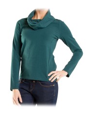 T-SHIRT CON COLLO A CIAMBELLA