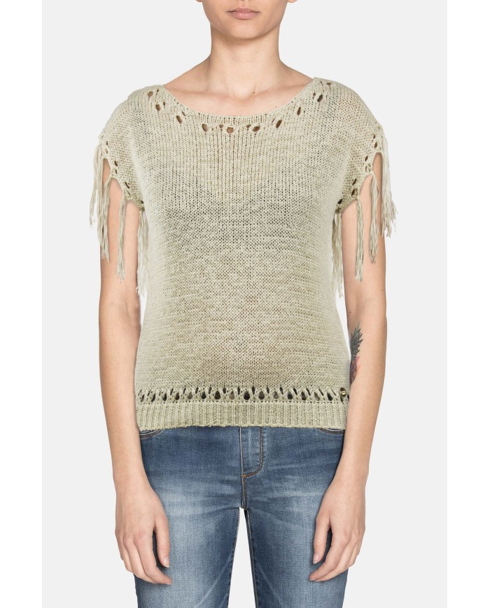 Maglia con le frange