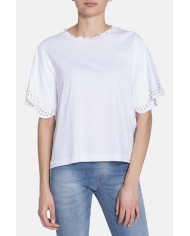 T-SHIRT GIROCOLLO IN JERSEY