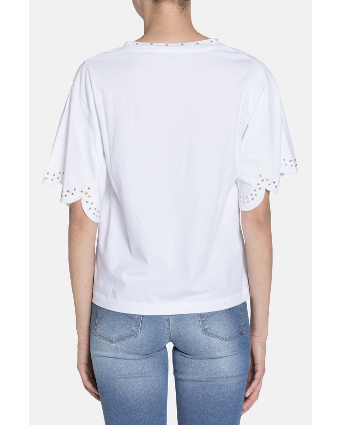 T-SHIRT GIROCOLLO IN JERSEY