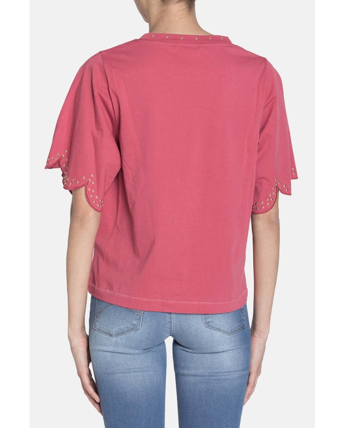 T-SHIRT GIROCOLLO IN JERSEY