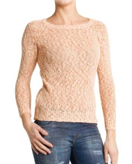 MAGLIA IN COTONE EFFETTO MELANGE