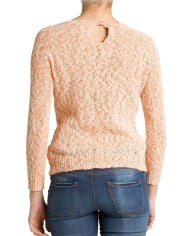 MAGLIA IN COTONE EFFETTO MELANGE