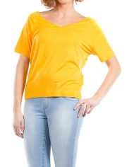 T SHIRT IN VISCOSA STRETCH