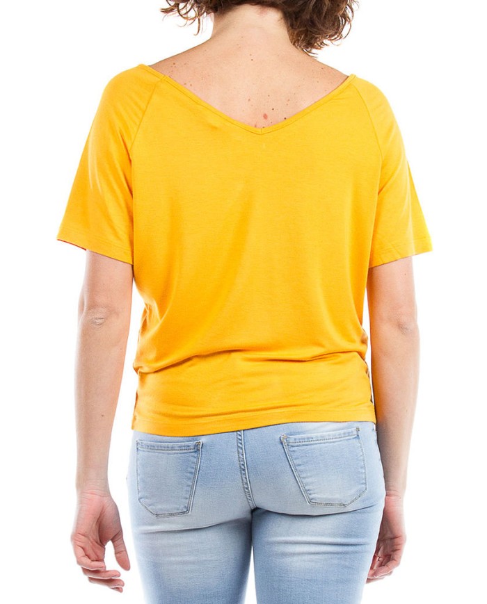 T SHIRT IN VISCOSA STRETCH