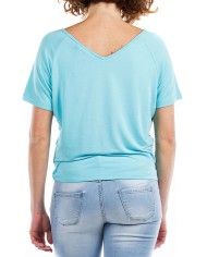 T SHIRT IN VISCOSA STRETCH