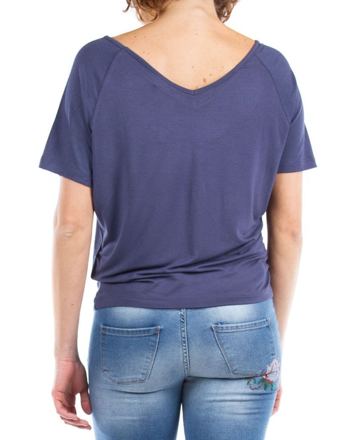 T SHIRT IN VISCOSA STRETCH