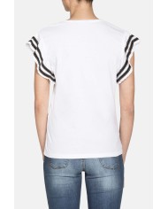 T-SHIRT SCOLLO V IN JERSEY 100% COTONE. Vestibilità slim.